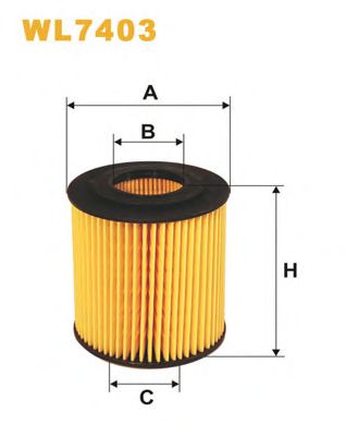 WIX FILTERS wl7403 -  Фильтр масляный двигателя